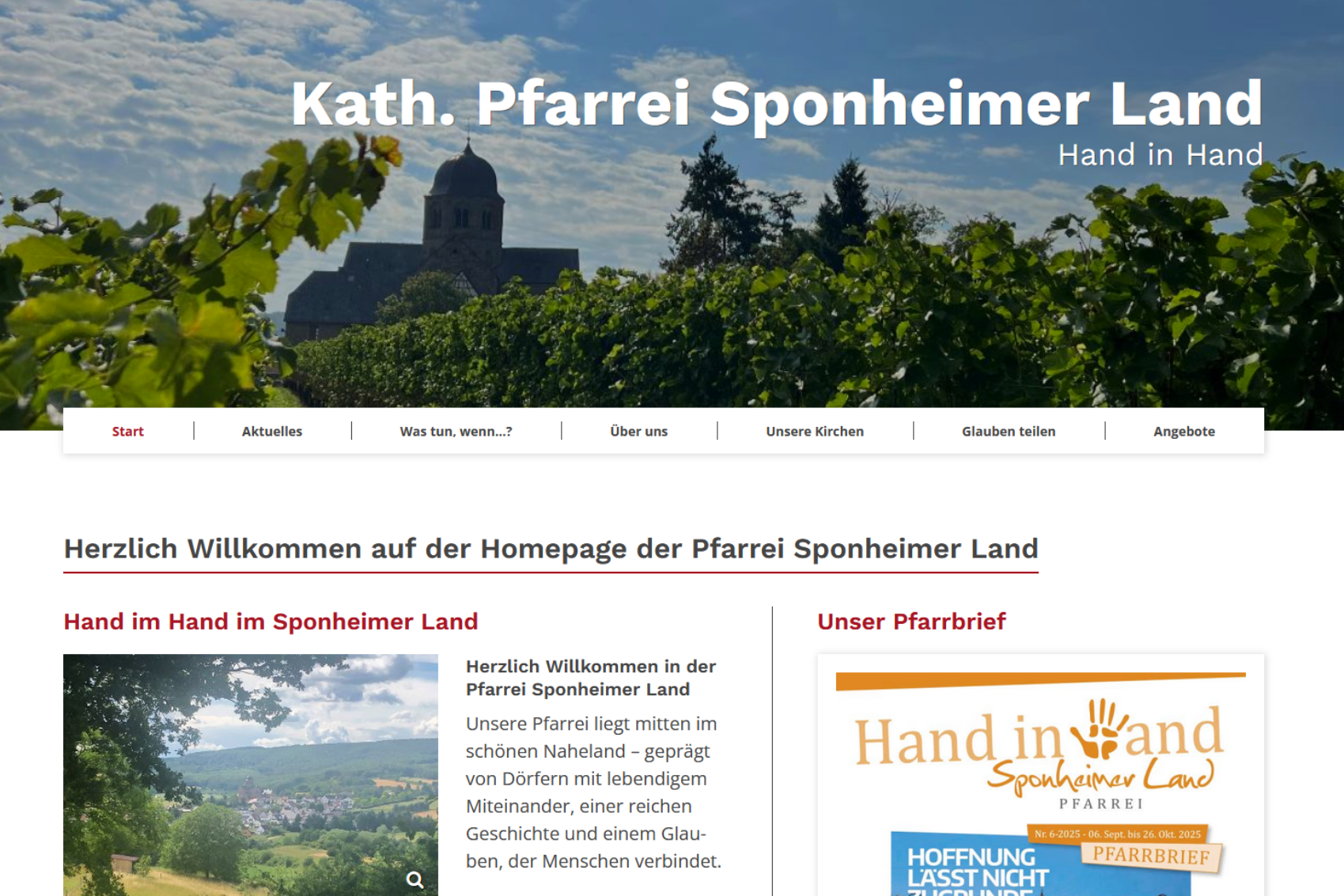 Homepage Startseite