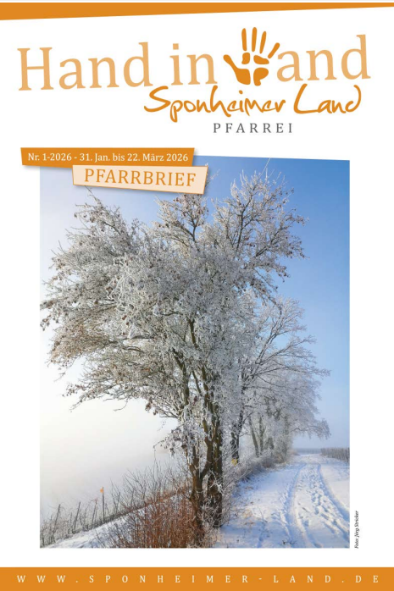 Titelbild Pfarrbrief 1-26 (c) Claudia Kuhn Titelbild Pfarrbrief 1-26